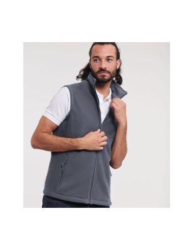 RUS-0R872M0-Mens Outdoor Fleece Gilet